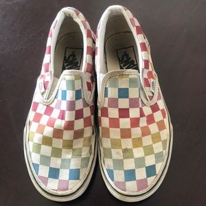 Checkerboard (Multicolor) Slip-Ons Vans